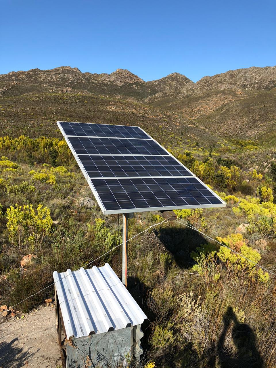Solar Panels at Starry Starry Night, Route 62, Montagu, South Africa