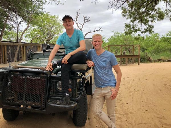 JD & Francois in the Kruger Park